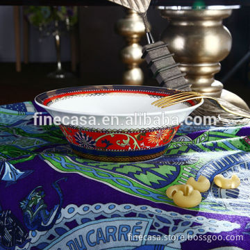 6 Inches Luxury Bone China Salad Bowl of Grand Banquet